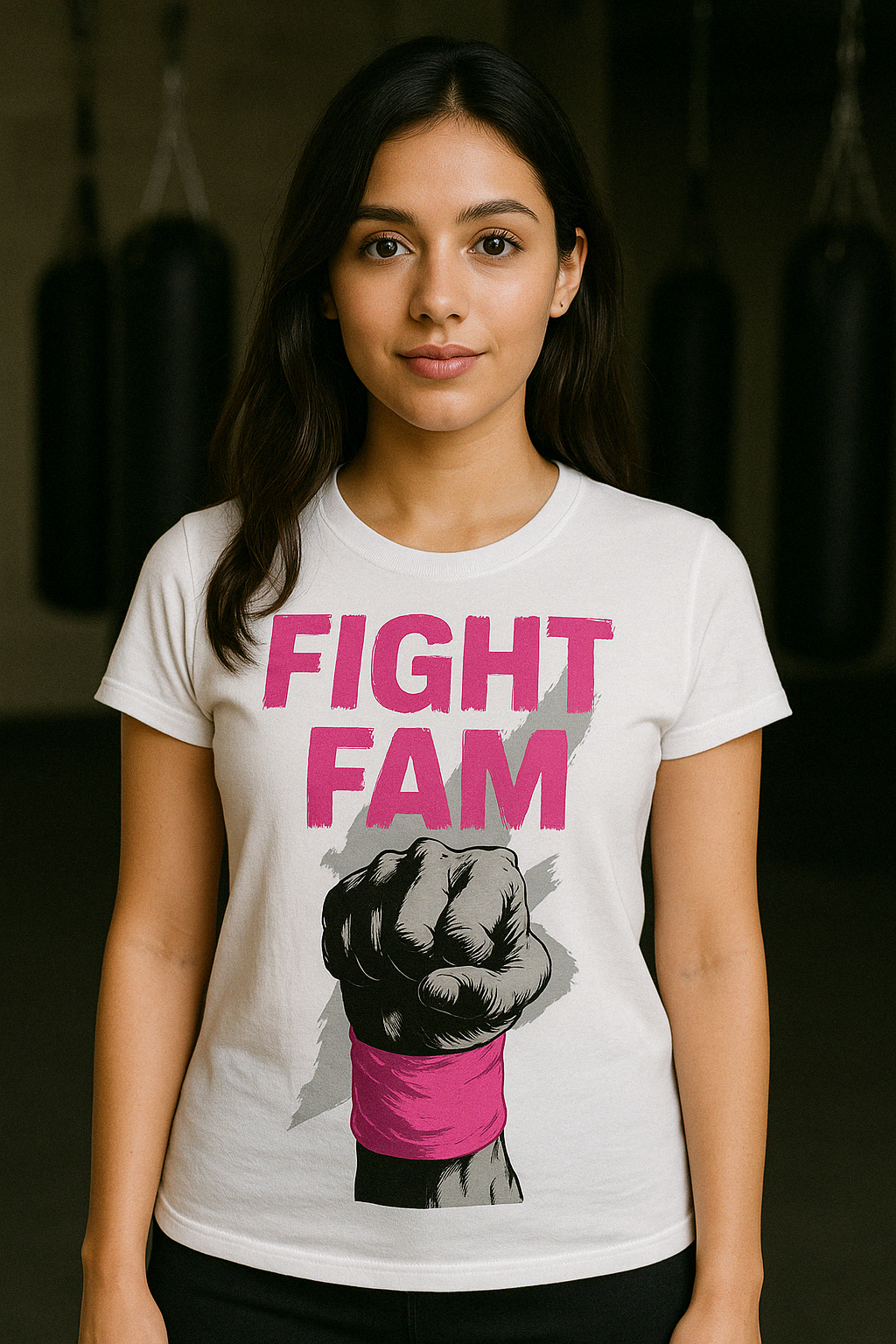 Fight Fam OG Tee - Electric Pink Edition