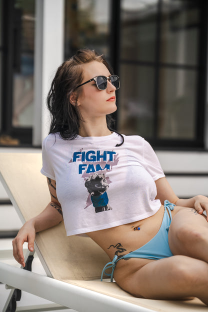 Fight Fam OG Crop - Blue Surge Edition