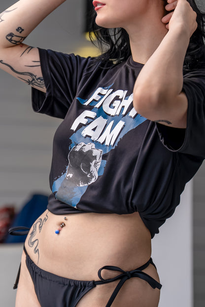 Fight Fam OG Crop - Blue Surge Edition