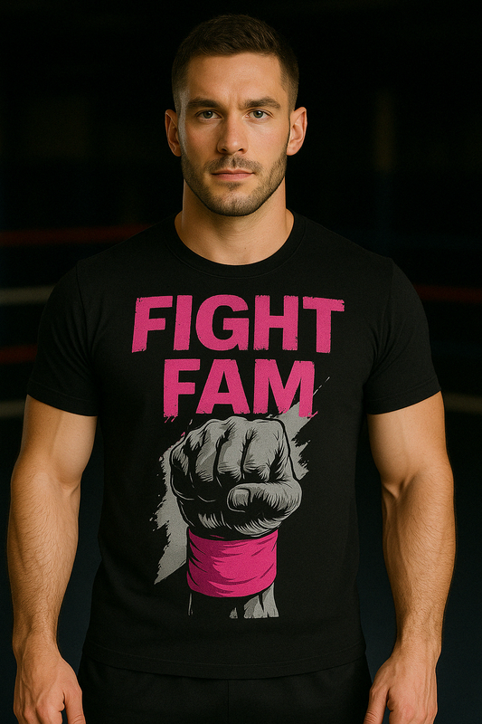 Fight Fam OG Tee - Electric Pink Edition