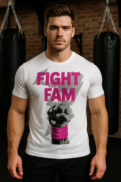 Fight Fam OG Tee - Electric Pink Edition