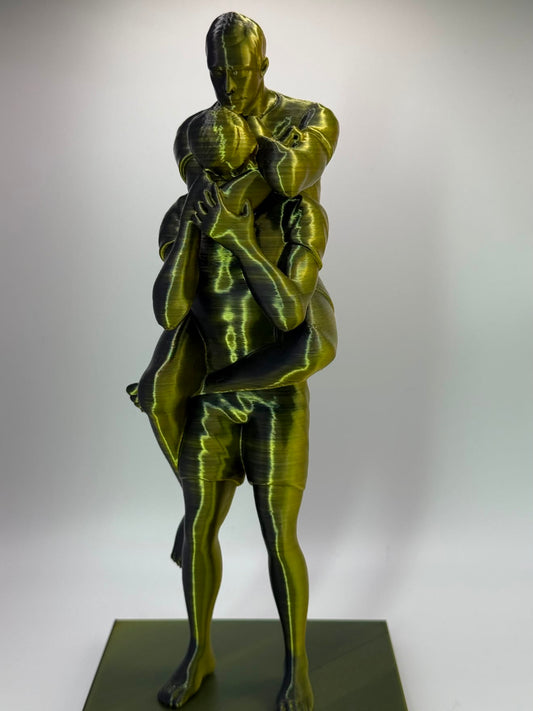 Rear Naked Choke Jiu-Jitsu Statue | BJJ Grappling Collectible